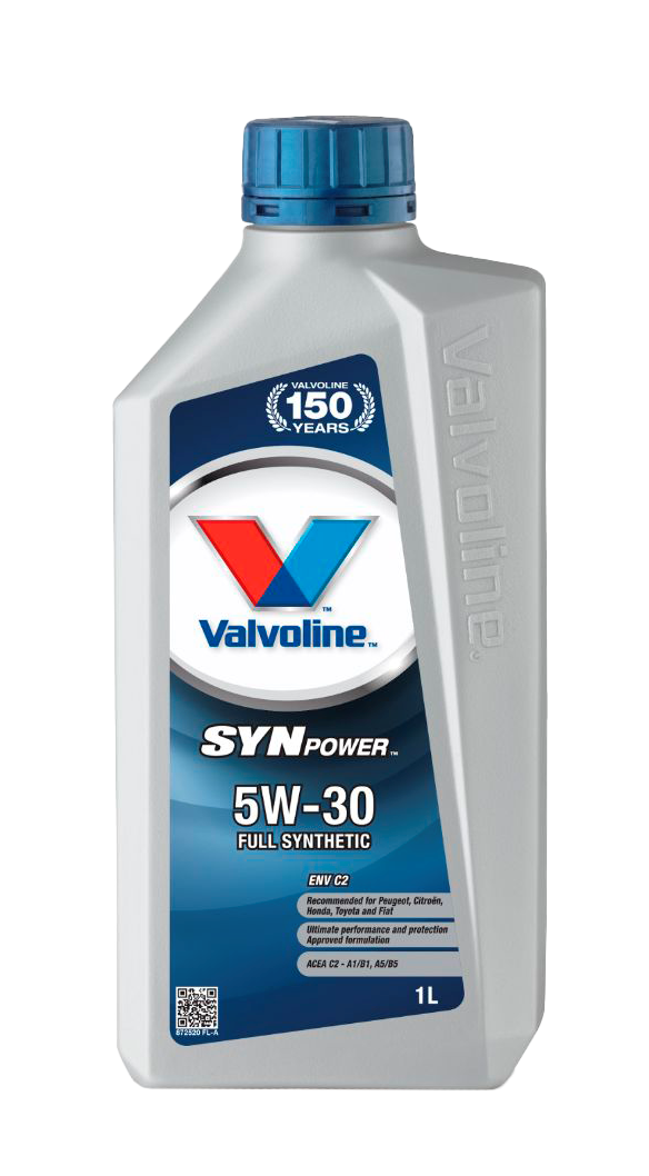 Моторное масло Valvoline SynPower ENV C2 5w30, 1л (Valvoline: 872520)